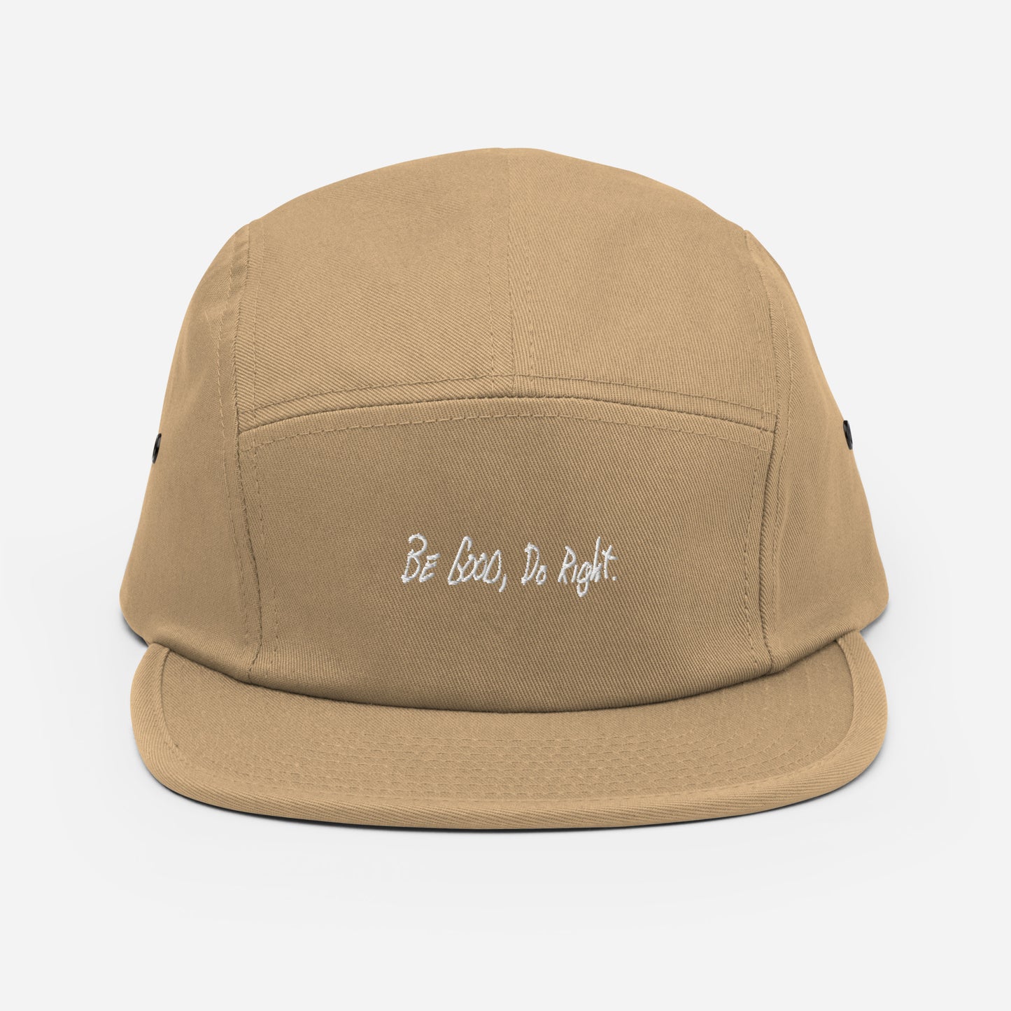 The "Be Good, Do Right." 5 Panel Hat